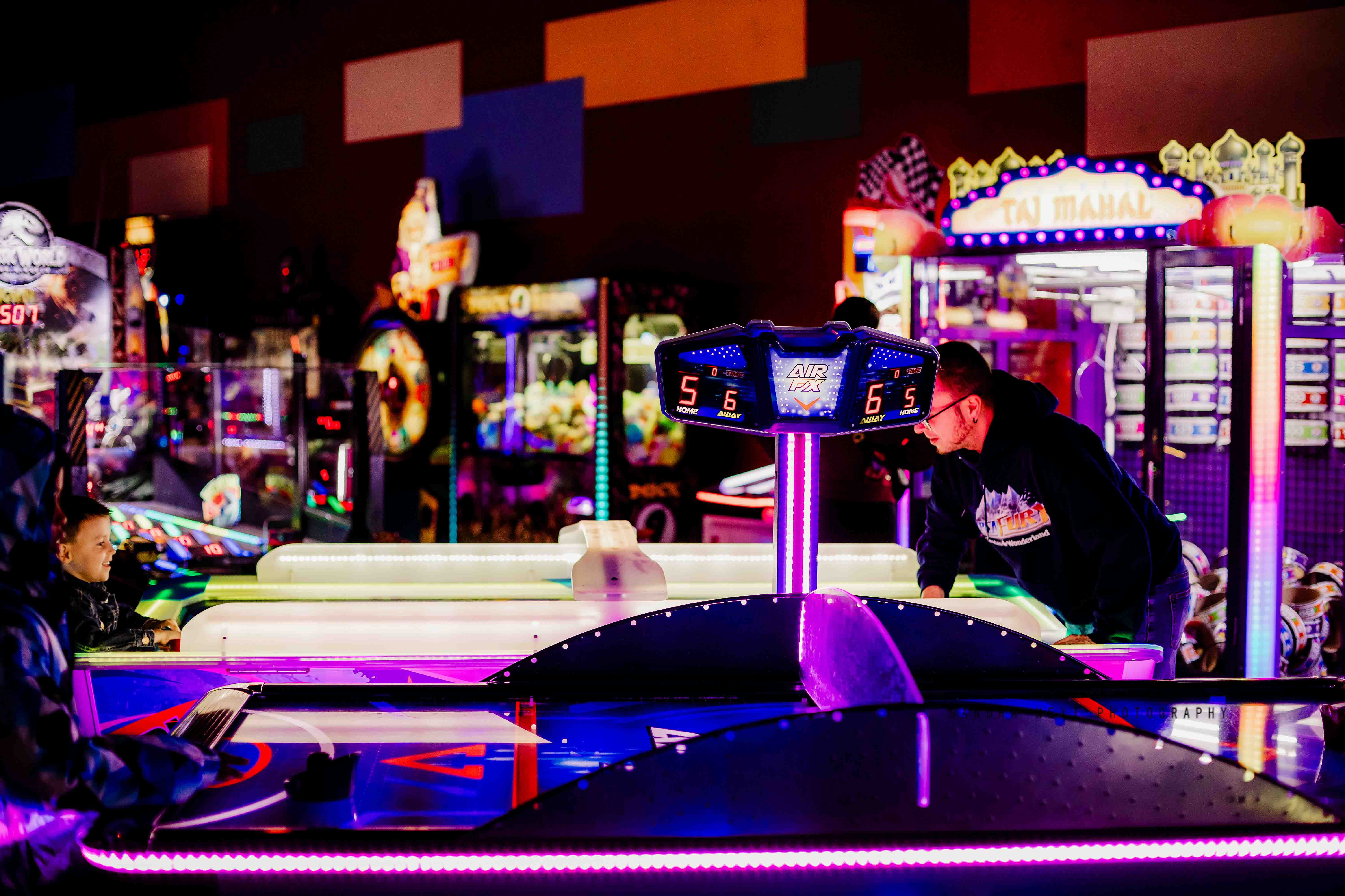 arcade birthday photoshoot