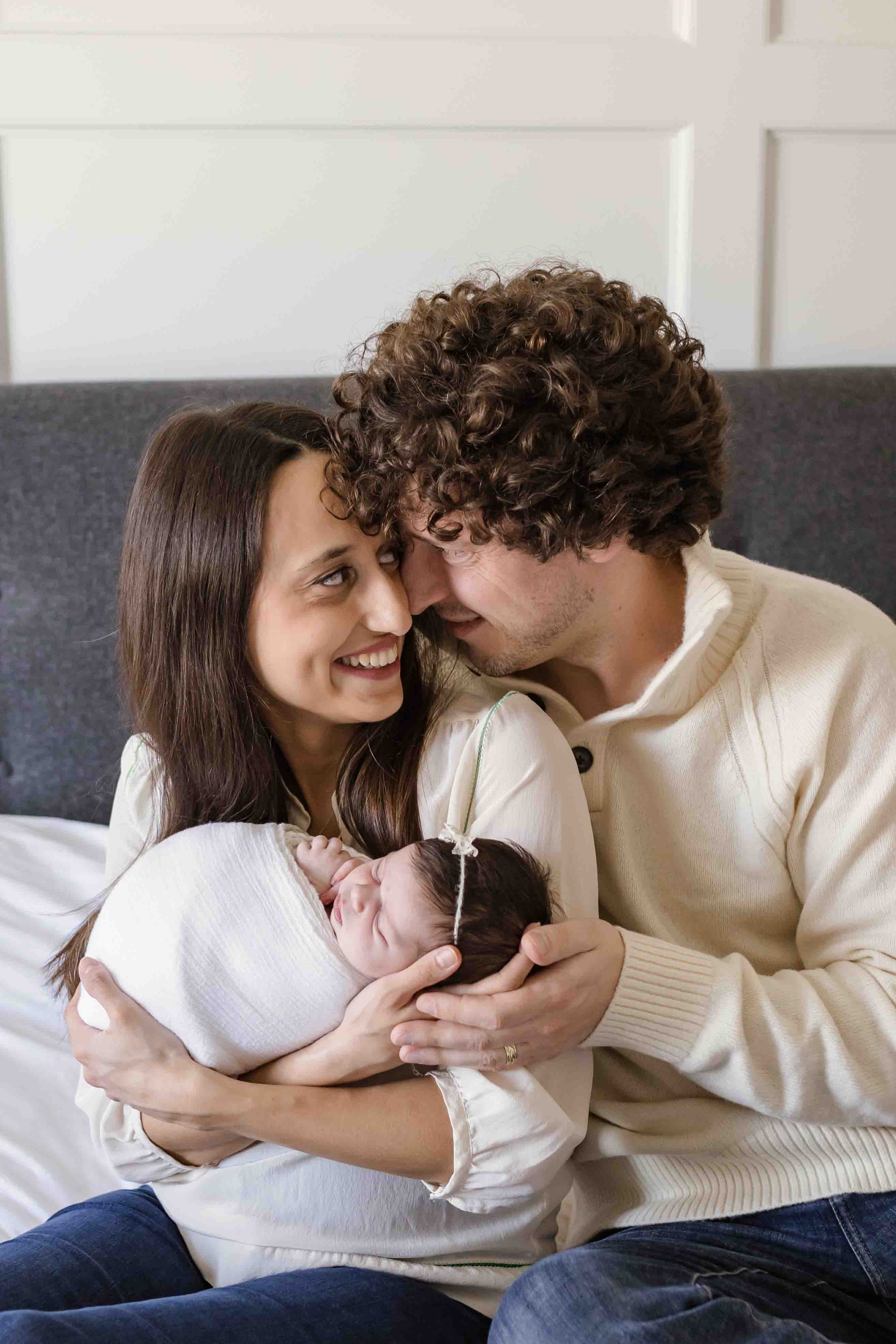 Lifestyle newborn photography Burlington