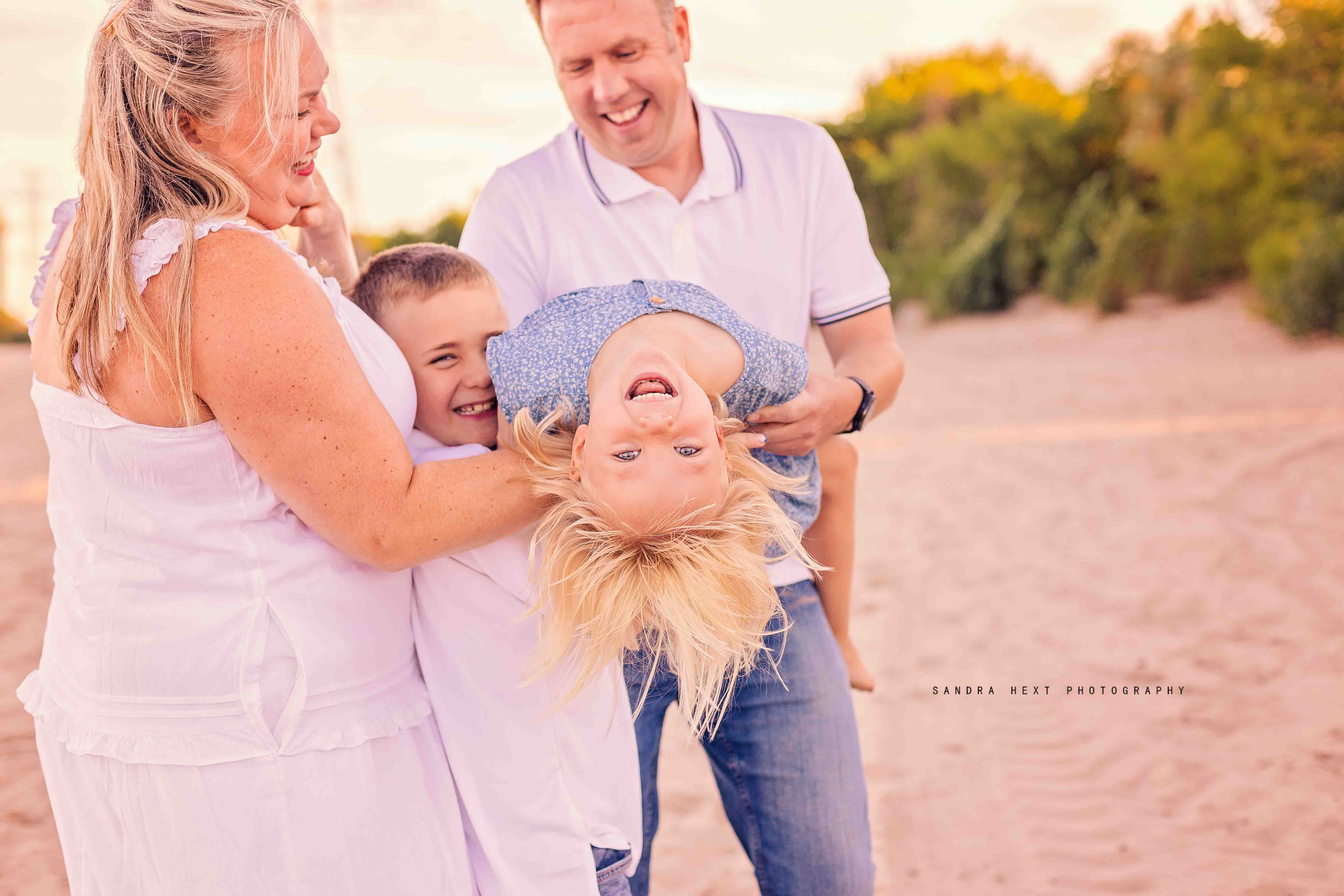 Sunset family photography Burlington Ontario