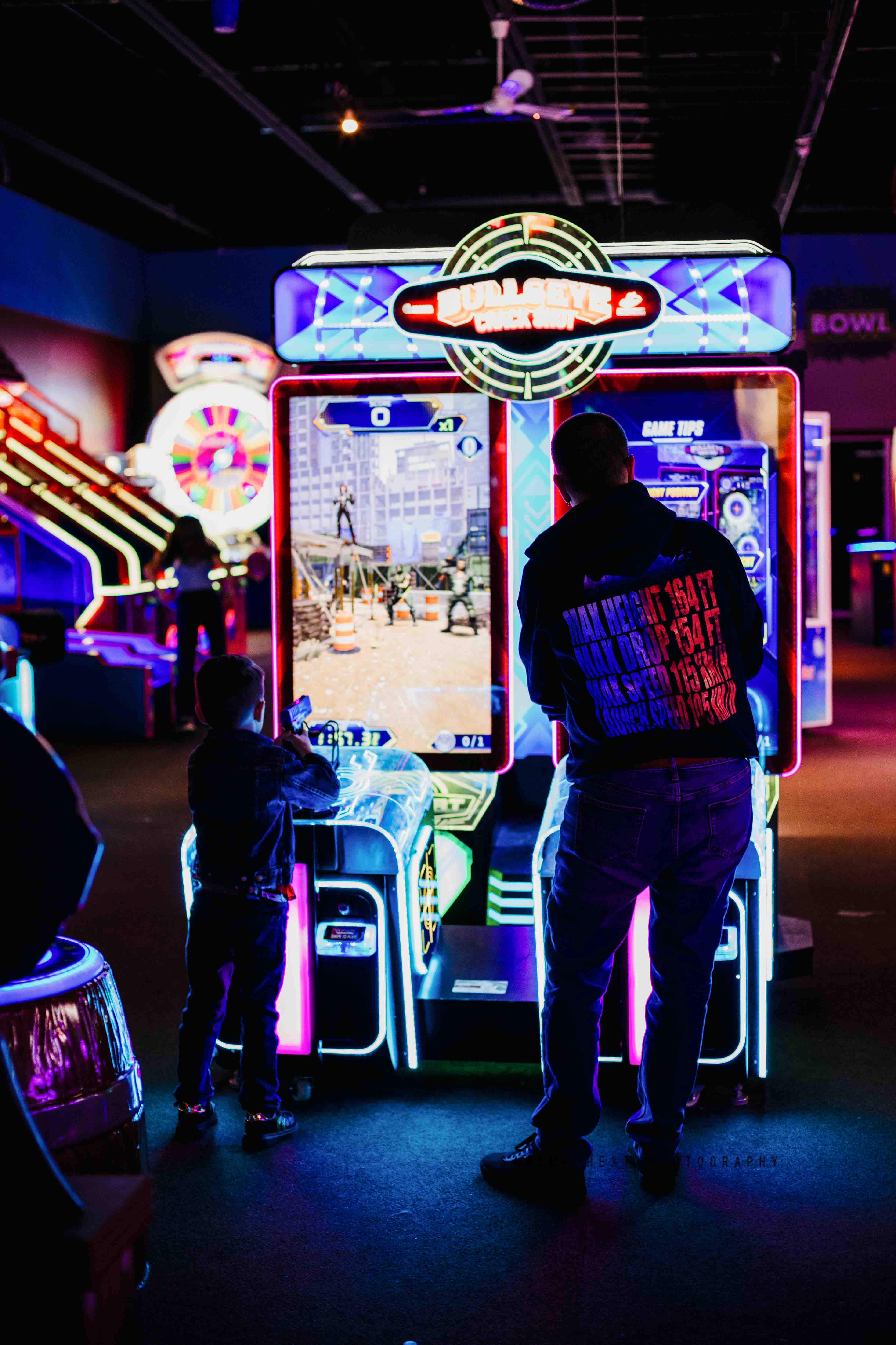 arcade birthday photoshoot